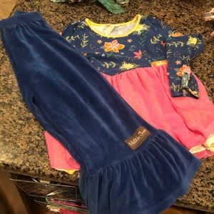 Matilda Jane tunic + velvet pants